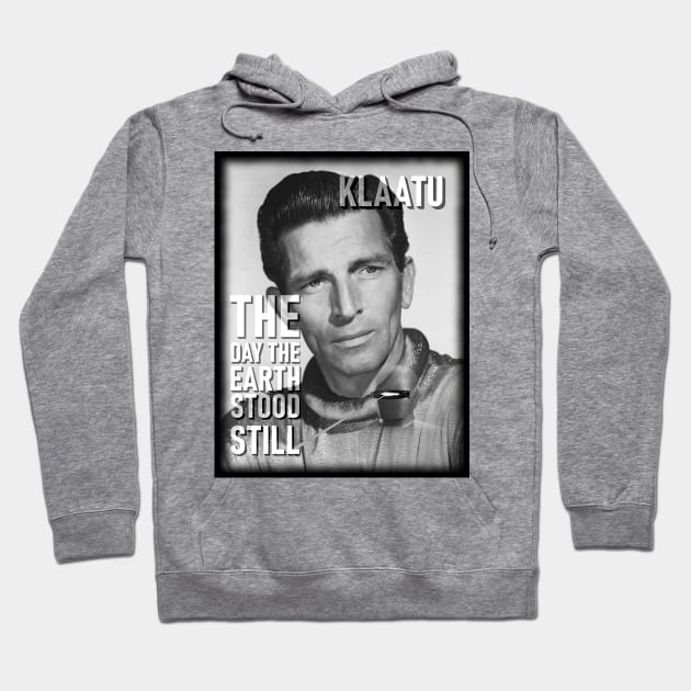 Michael Rennie As Klaatu - The Day the Earth Stood Still. Hoodie by OriginalDarkPoetry